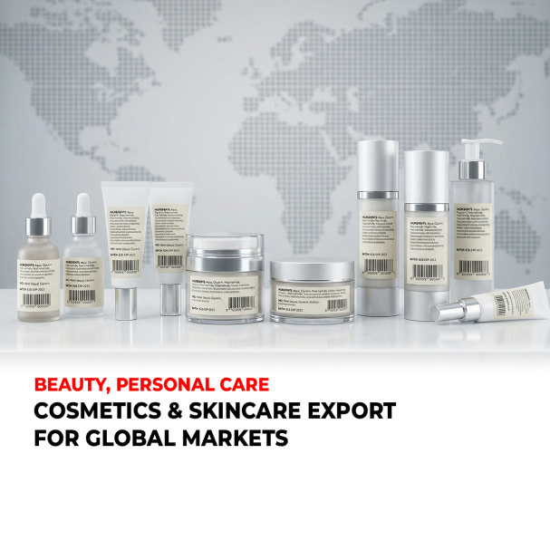 COSMETICS & SKINCARE EXPORT FOR GLOBAL MARKETS
