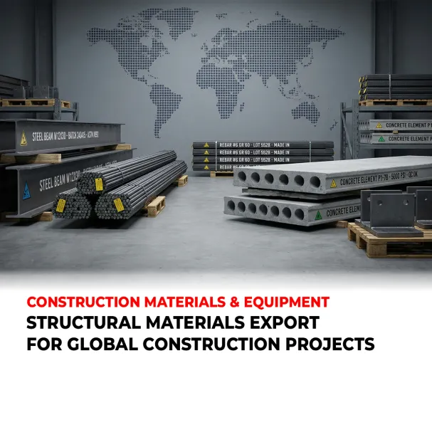 STRUCTURAL MATERIALS EXPORT FOR GLOBAL CONSTRUCTION PROJECTS